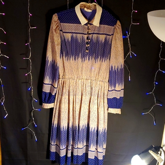 Vintage 70s Kathy J dress size 10 - Picture 2 of 5